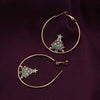 Christmas Tree Hoop Earrings