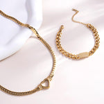 Luxe Link & Heart Ensemble Set