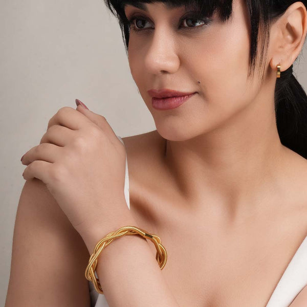 Tri Spiral Wire Bracelet