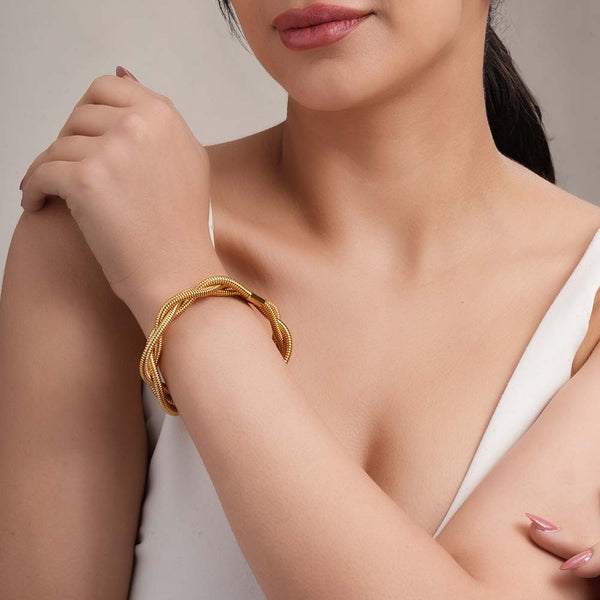 Tri Spiral Wire Bracelet