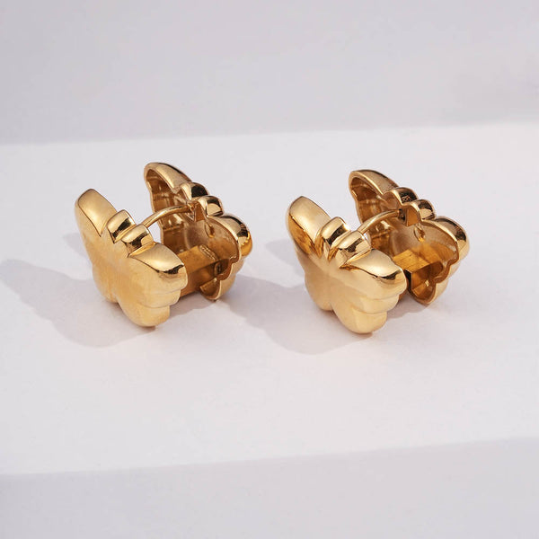 Golden Flutter Studs