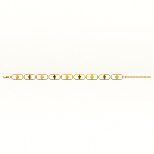 Buckle Link 925 Sterling Silver Signature Bracelet