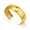 Open-Cuff Plain Thin Gold Bracelet