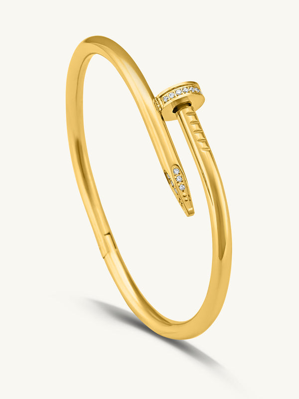 Radiant Solitaire & Golden Arc Set