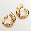 Large C Hoop Earrings