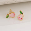 Smiling Avocado 925 Silver Studs