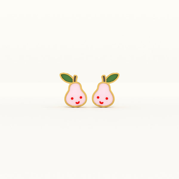 Smiling Avocado 925 Silver Studs