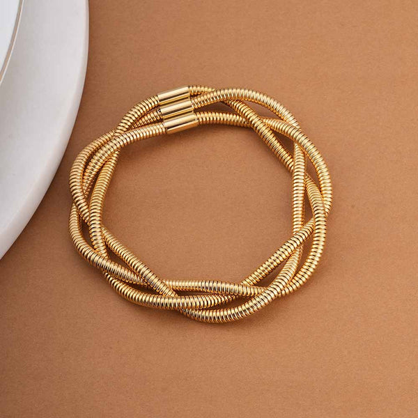 Tri Spiral Wire Bracelet