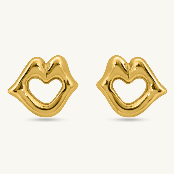 Chic Lips Stud Earrings