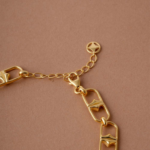 Buckle Link 925 Sterling Silver Signature Bracelet